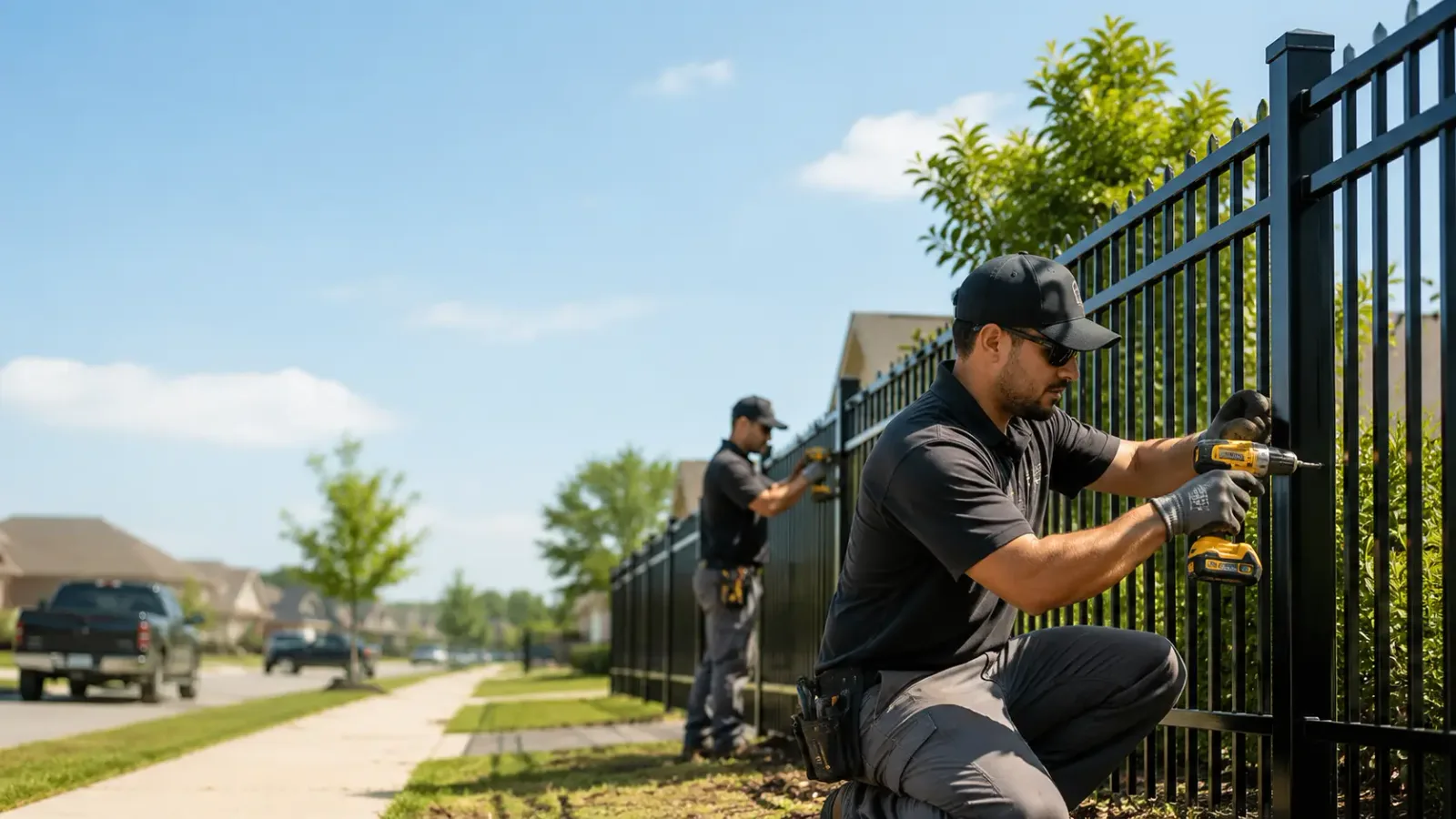 Metal Fence Installation in Glen Carbon, IL